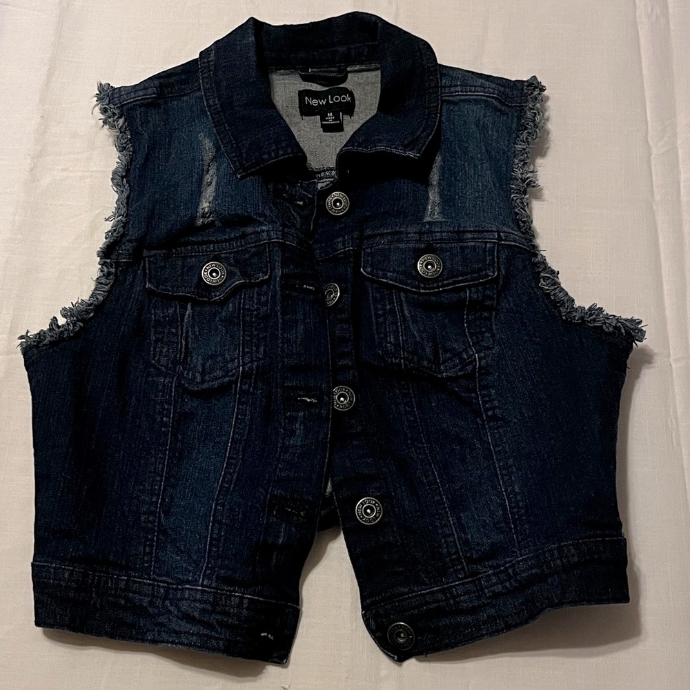 New Look denim vest - M